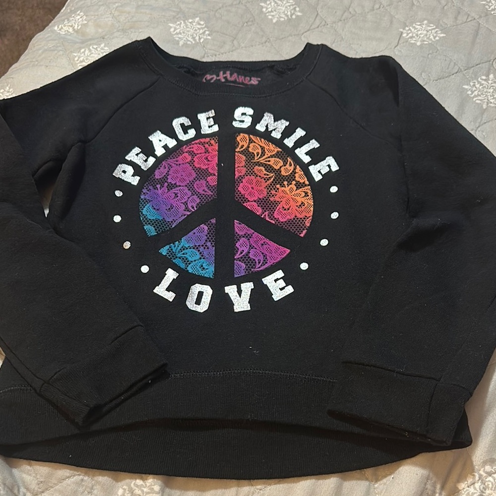Black Peace Smile Love Sweatshirt